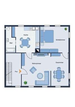 Foto - Etagenwohnung in Ludwigsburg zur Miete