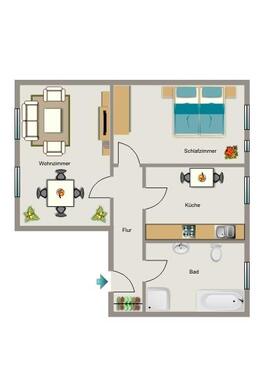 Foto - 2.5 Zimmer Etagenwohnung in Lünen