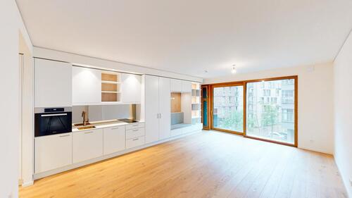 Foto - HafenCity: Studioapartment mit EBK und Balkon zu vermieten!