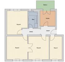 Zwischenmiete helle 4 Zimmer Wohnung möbliert Nähe Blücherplatz - Kiel