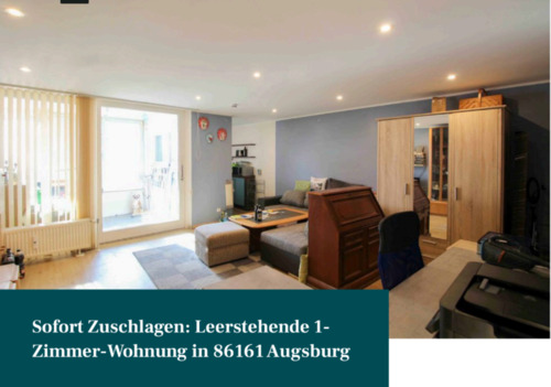 Foto - 1-Zimmer-Wohnung 47qm zu vermieten ab 01.12.2025, KM 720,-