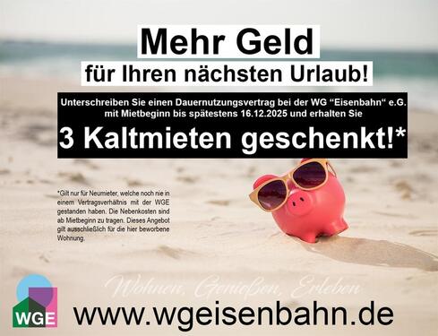 Foto - Wohnung mit Balkon ins Grüne! - 450,00 EUR Kaltmiete,