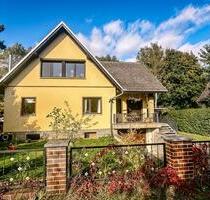 Zwischenmiete: Einfamilienhaus in Seenlage mit Kamin und Sauna - Wandlitz
