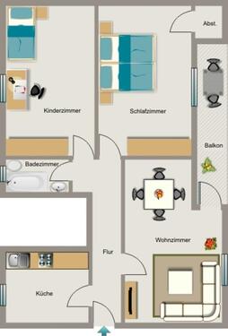 Foto - 3.5 Zimmer Etagenwohnung zur Miete in Essen