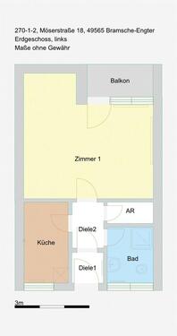 Foto - Etagenwohnung in Bramsche zur Miete