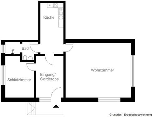 Foto - Modern,Hell u. Zentral - 2 Zimmer 85qm inkl.Küche in Ebingen