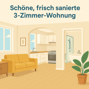 Foto - 3-Zimmer-Wohnung in Schrozberg - hell und ruhig