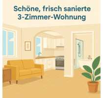 3-Zimmer-Wohnung in Schrozberg - hell und ruhig