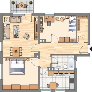 Foto - Etagenwohnung zur Miete in Castrop-Rauxel