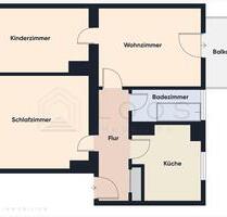 3-Zimmerwohnung mit Balkon - frisch modernisiert und ruhig - Finsterwalde