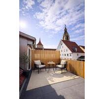 2-Zi Maisonette + Dachterrasse | Blick auf Marienkirche - Reutlingen