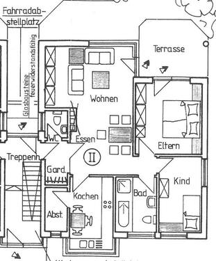 Foto - 3 Zimmer Erdgeschoßwohnung in Dinklage