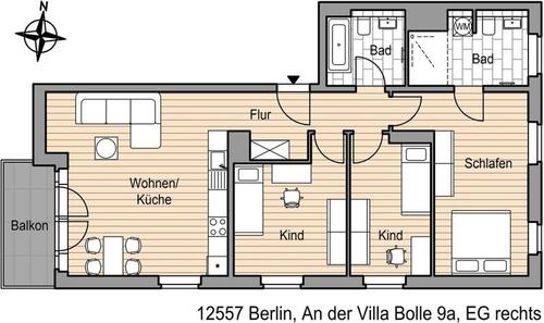 Foto - Etagenwohnung zur Miete in Berlin