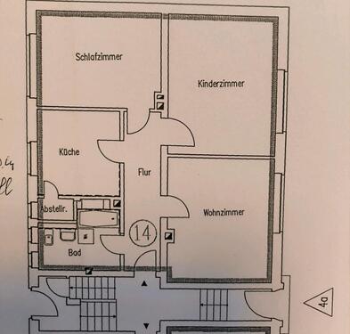 Foto - 3 Zimmer Etagenwohnung zum Kaufen in Riesa