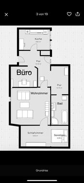 Foto - Wohnung am Wieter - 550,00&nbsp;EUR Kaltmiete, ca.&nbsp; 78,00&nbsp;m&sup2;