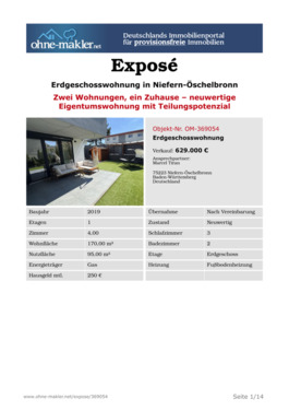 Foto - Zwei Wohnungen, ein Zuhause – neuwertige Eigentumswohnung teilbar