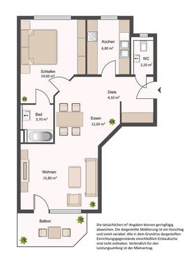 Foto - 2 Zimmer Etagenwohnung in Darmstadt