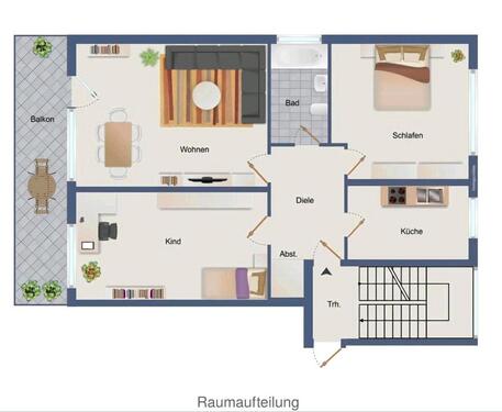 Foto - Sindorf 3 Zimmer Wohnung mit 86m²