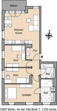 Foto - Etagenwohnung zur Miete in Berlin