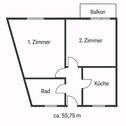 Foto - Freiburg St. Georgen Dachgeschosswohnung Ruhiger Wohnkomplex