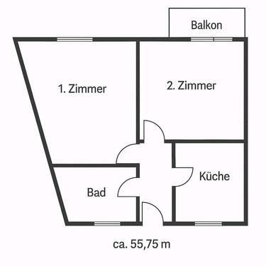 Foto - Freiburg St. Georgen Dachgeschosswohnung Ruhiger Wohnkomplex