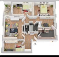 Exklusive Eigentumswohnung in Limburgerhof – 4 ZKB mit Balkon