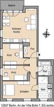 Foto - Etagenwohnung zur Miete in Berlin