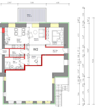 Foto - 2 Zimmer Etagenwohnung in Antrifttal