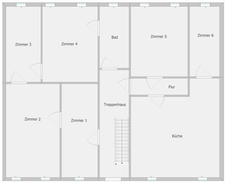 Foto - Kauf: VB 42.999€, 6 Zi. Wohnung (120 m²) & separate Grünfläche