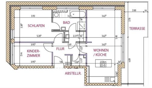 Foto - 3 Zimmer Dachgeschoßwohnung in Greifswald