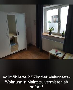 Foto - 2,5 Zimmer Wohnung vollmöbliert ab sofort zu vermieten!