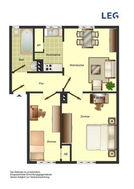 Foto - Etagenwohnung zur Miete in Bocholt