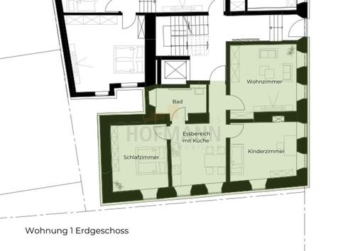 Foto - Etagenwohnung in Bad Kissingen zur Miete