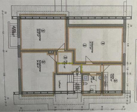 Foto - 3 Zimmer Dachgeschoßwohnung in Bayreuth