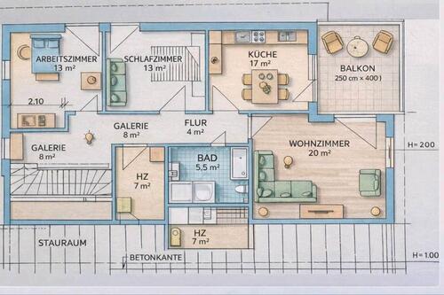 Foto - 3 Zimmer Wohnung Sennfeld Neubaugebiet