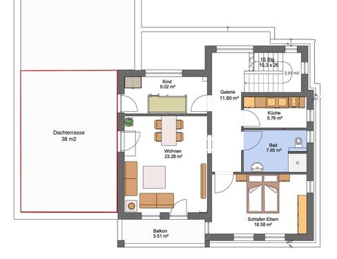 Foto - 3 Zimmer Etagenwohnung zur Miete in Dassow