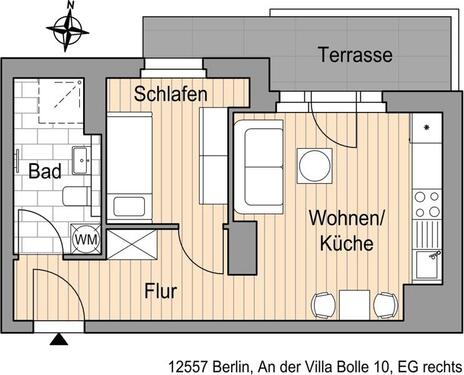 Foto - einfach gemütlich - 682,00 EUR Kaltmiete,