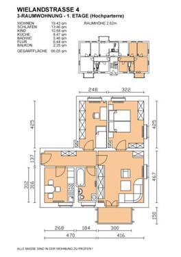 Foto - 3 Zimmer Erdgeschoßwohnung zur Miete in Dresden