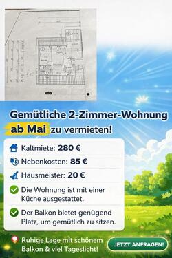 Foto - Dachgeschosswohnung in 37339 Worbis ab Mai zu vermieten