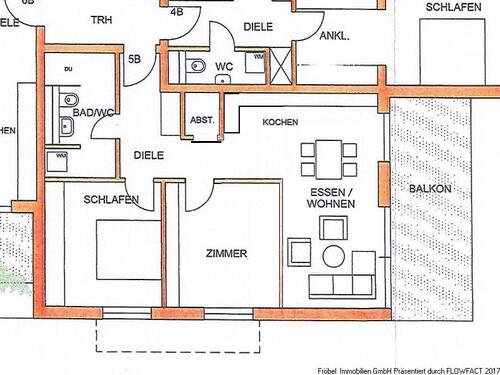 Foto - 3-Zimmer-Wohnung mit Balkon und Einbauküche in RheinfeldenStadtzentrum