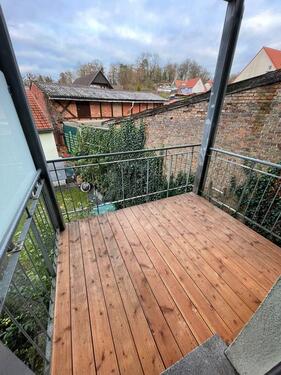 Foto - 2 Zimmer Whg. Burg Stargard, Balkon 1 OG, Balkon