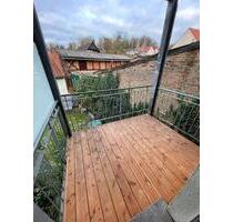 2 Zimmer Whg. Burg Stargard, Balkon 1 OG, Balkon