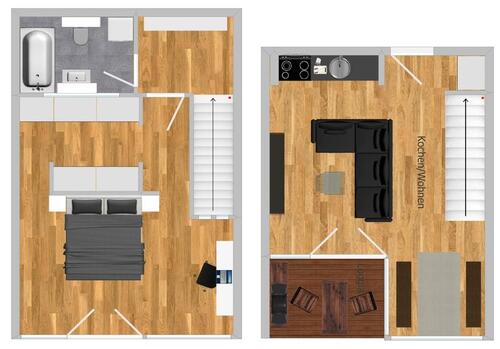 Foto - 2.5 Zimmer Maisonettenwohnung zum Kaufen in Hürth