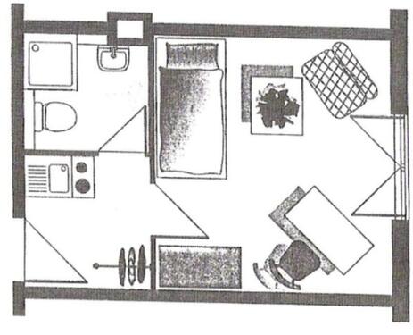 Foto - 1 Zimmer Etagenwohnung in Hannover
