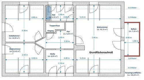 Foto - 3 Zimmer Dachgeschoßwohnung in Muldestausee