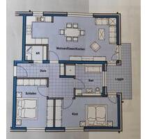 3 Zimmer-Wohnung 88m² Hanau Groß-Auheim ab sofort zu vermieten