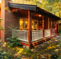 Dein Wald-Paradies! Möbliertes Holzhaus -Kamin & Riesengrundstück - Hatten