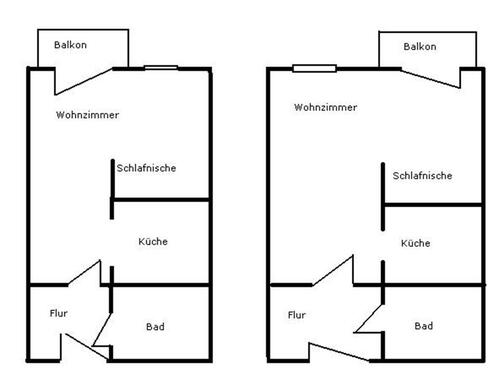 Foto - 1 Zimmer Etagenwohnung zur Miete in Oelsnitz (Vogtland)