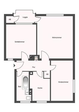 Foto - Etagenwohnung zur Miete in Gießen