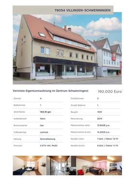 Foto - Sanierungsbedürftige Wohnung mit über 8% Rendite
